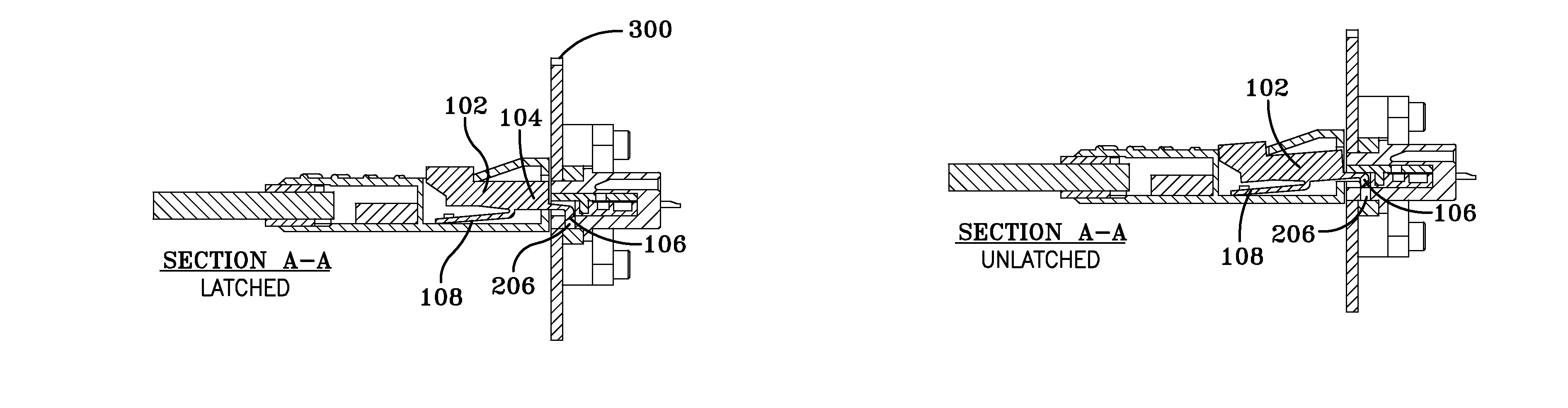 Plug connector for use with a receptacle