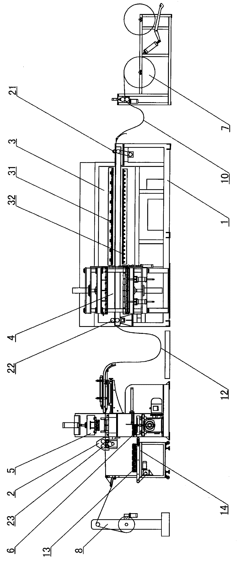 All-in-one machine for vacuum forming, molding and punching