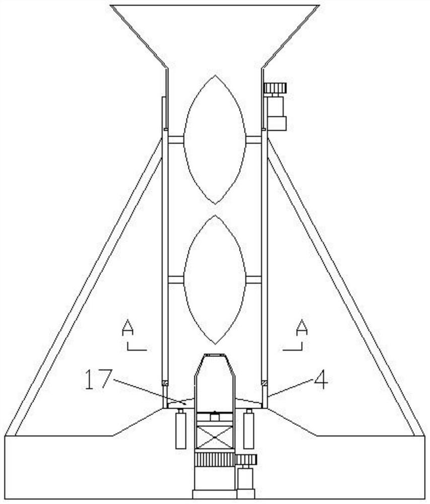 Microbial fertilizer vertical wind tunnel granulation blanking system and method