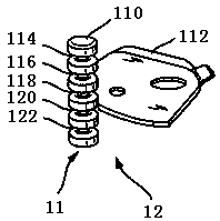 Gear selecting and shifting positioning mechanism for gear selecting and shifting actuator