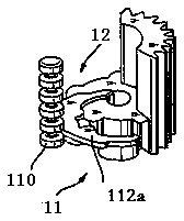 Gear selecting and shifting positioning mechanism for gear selecting and shifting actuator