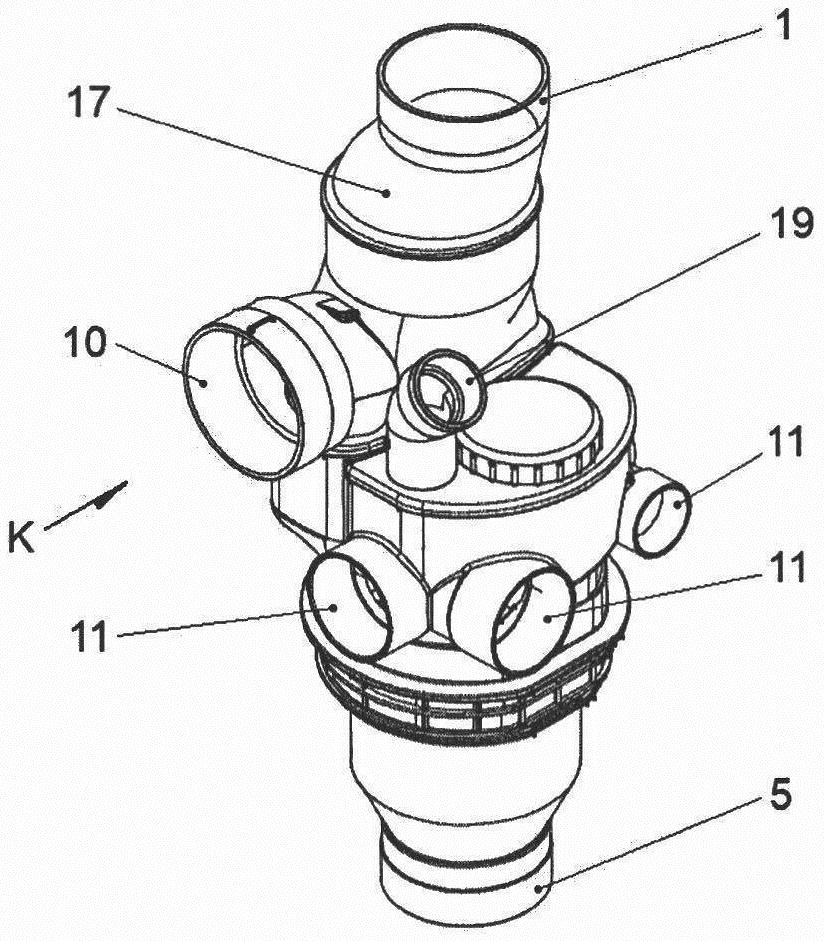 Improved building zero reducing plate same-floor drainage collector