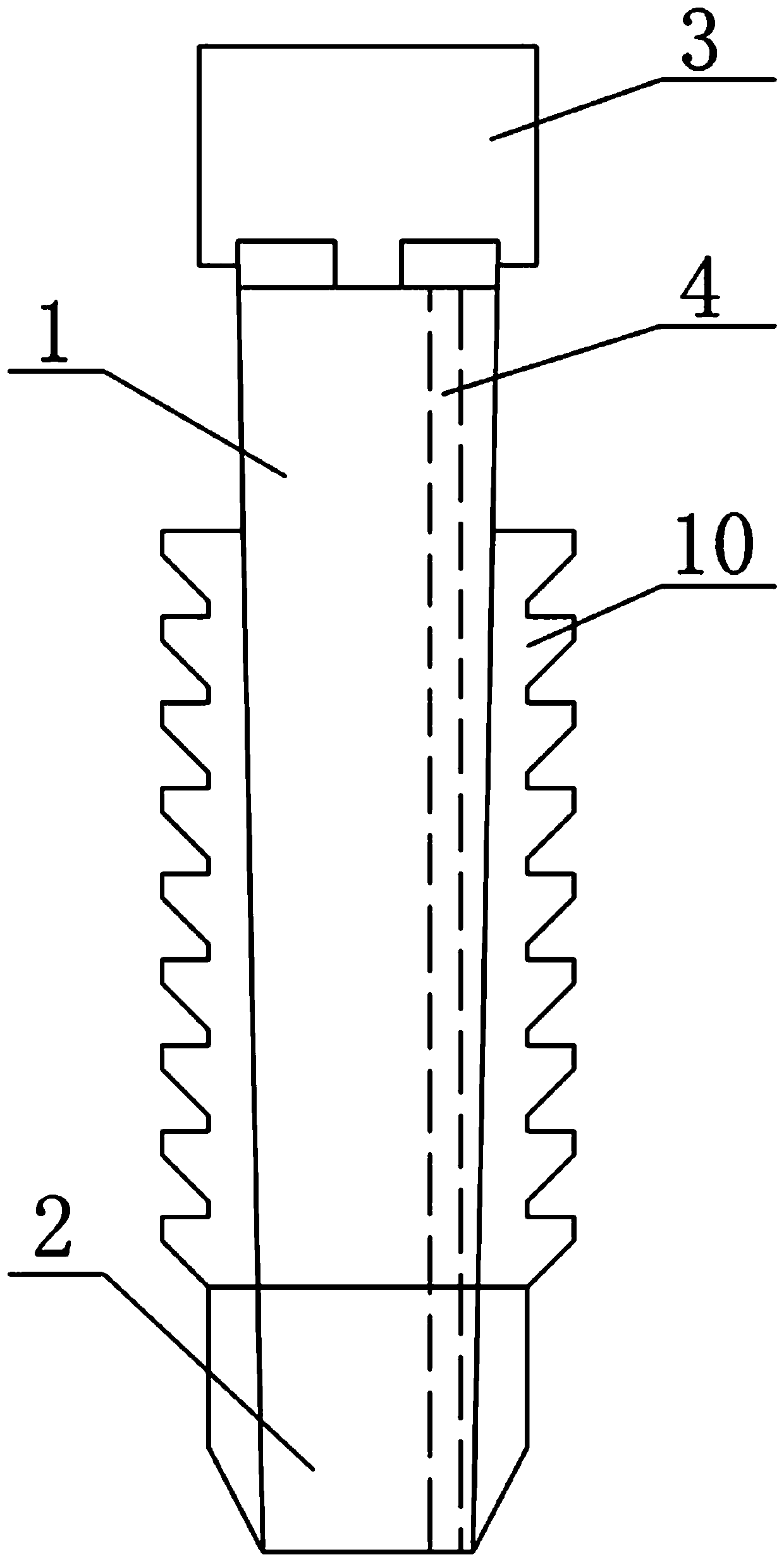 Rock blast hole blocking device and method for using device to block dry ice cracking rock blast hole