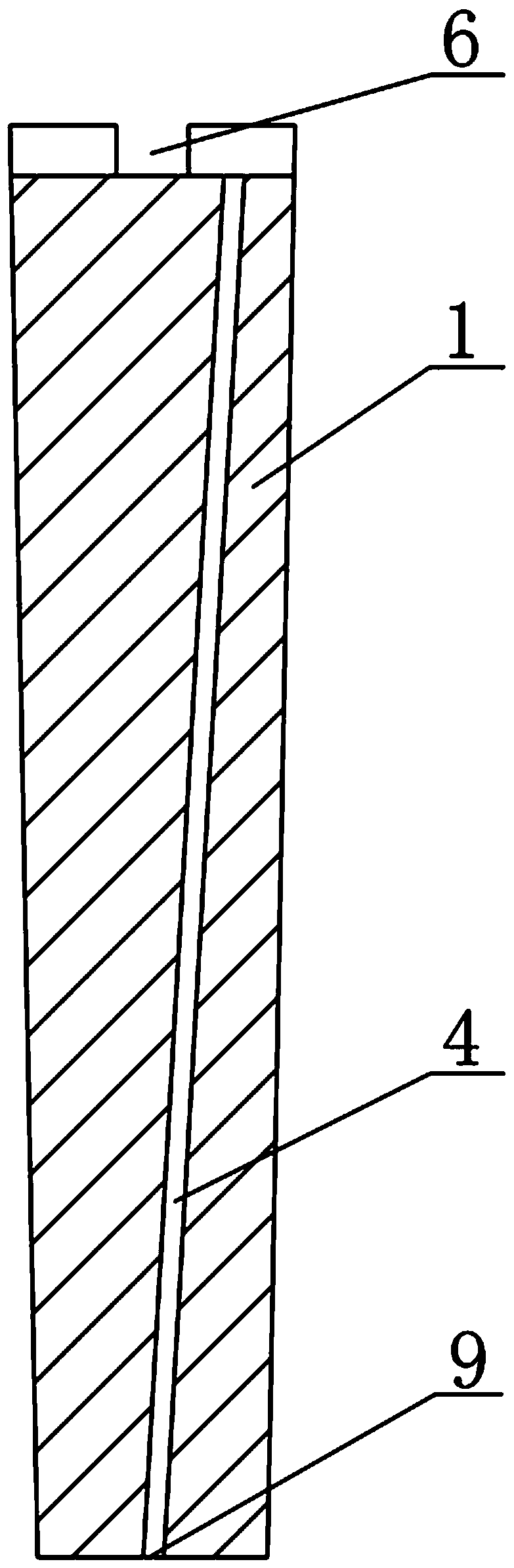 Rock blast hole blocking device and method for using device to block dry ice cracking rock blast hole