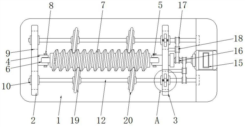 A kind of electric power-assisted worm grinding process