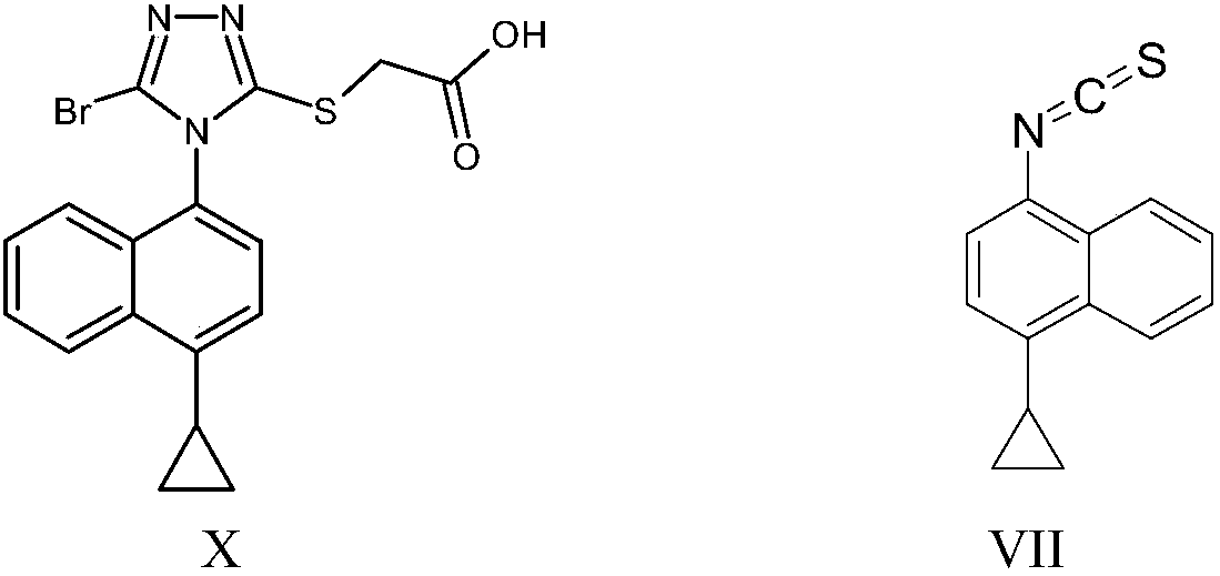 Naphthyl thiocarbonyl compound as well as preparation method and application thereof