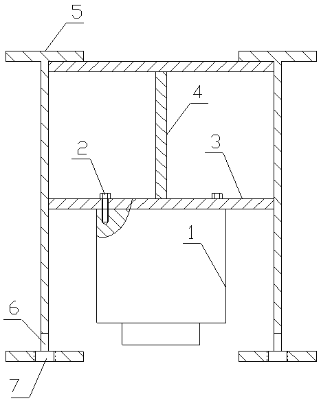 Integrated foundation pile static load test counterforce beam