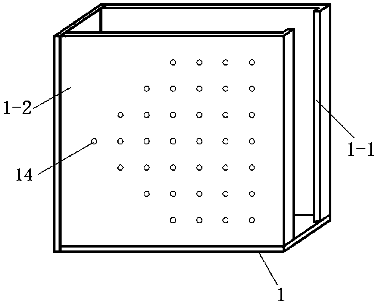 Multifunctional test device for soil mechanics plane strain problem and test method thereof