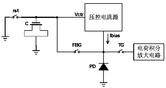 TOF image sensor pixel structure capable of suppressing background light