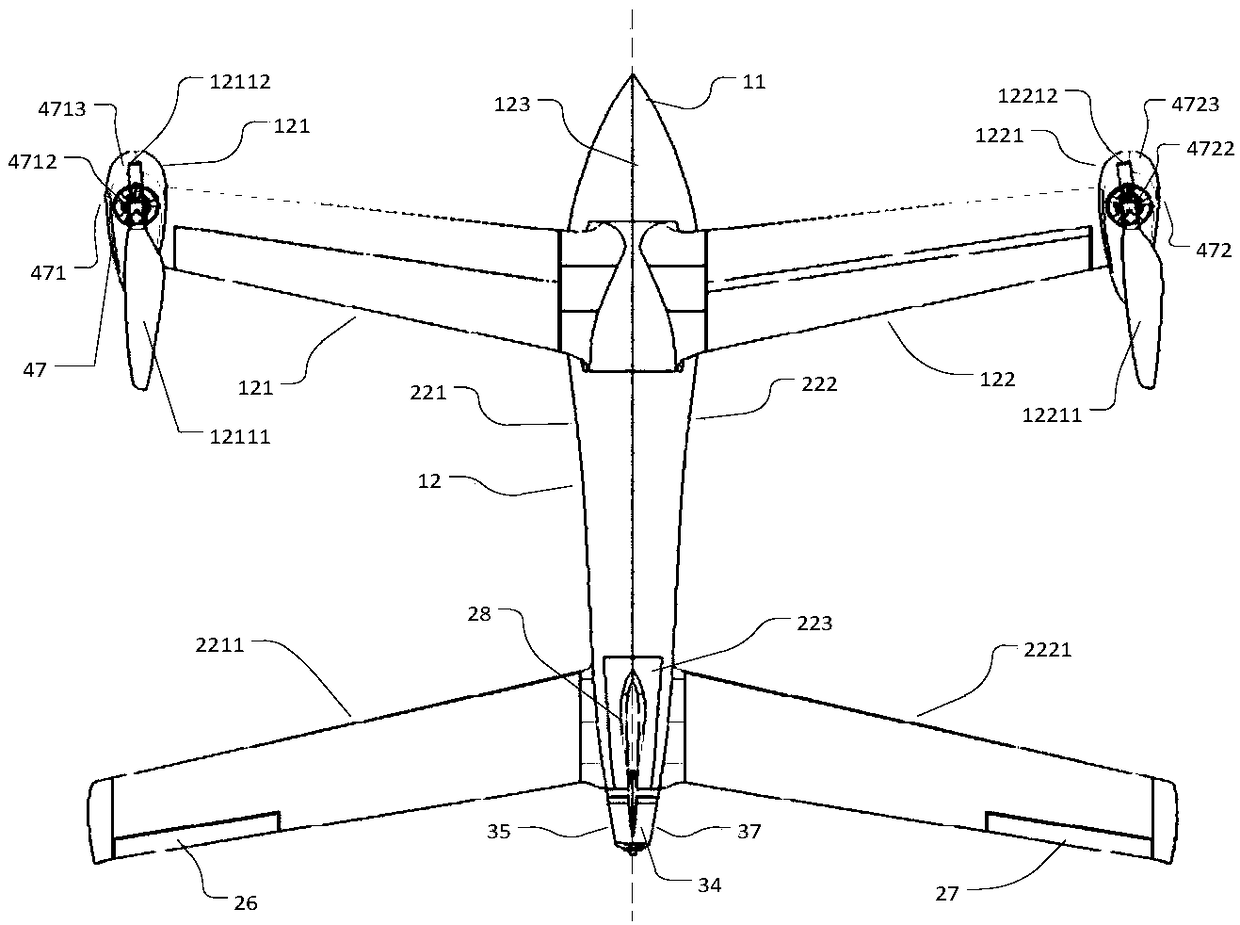 Rotor wing structure applied to unmanned aerial vehicle