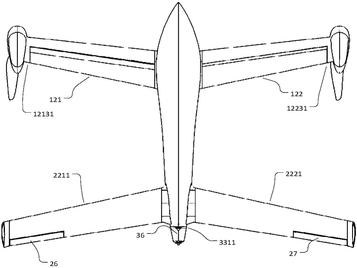 Rotor wing structure applied to unmanned aerial vehicle