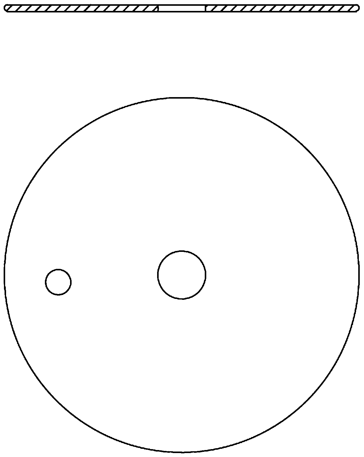 Energy storage air bag connecting pipe sealing device and sealing method