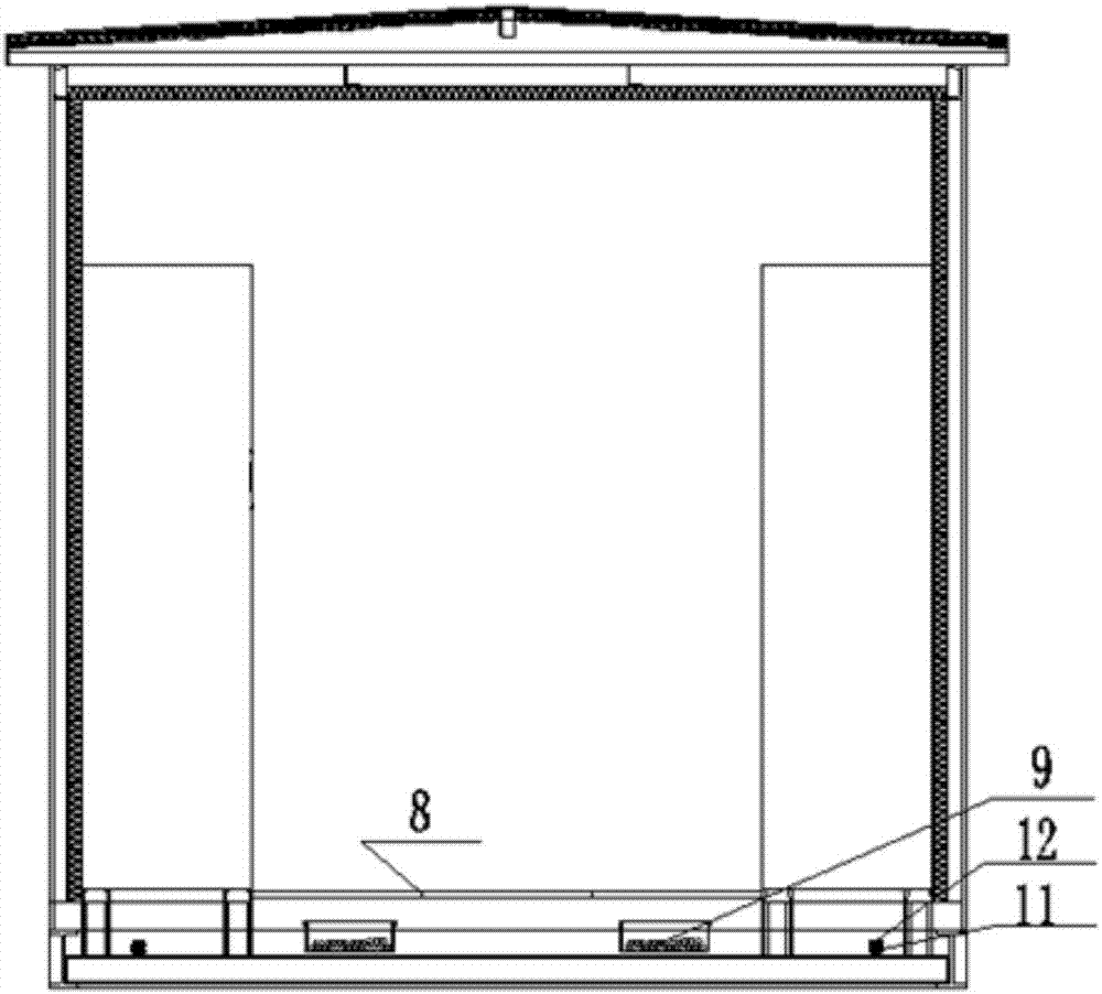 Prefabricated cabin for primary and secondary combination devices for fast access to distributed power supply