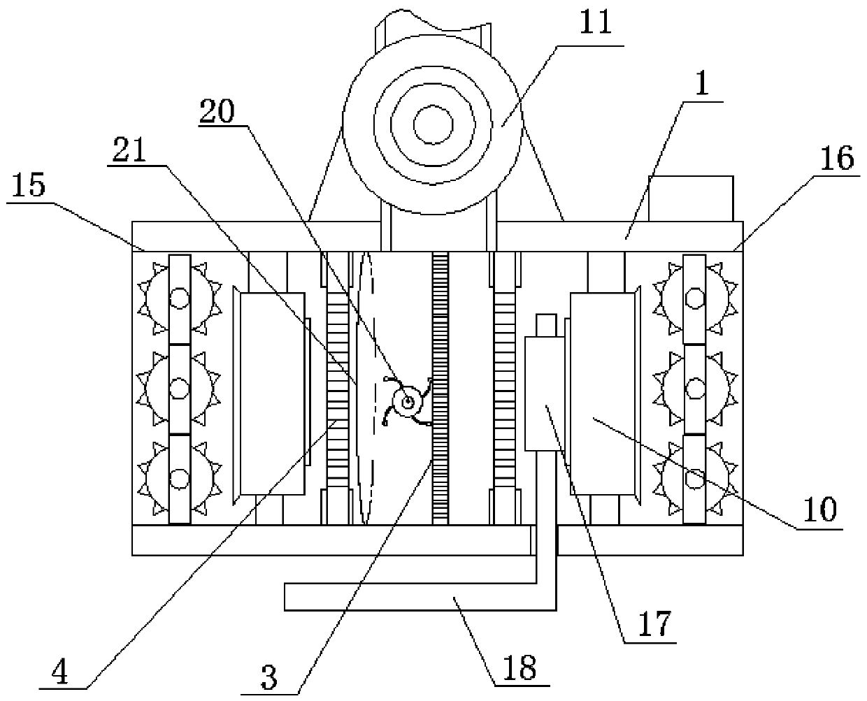 A kind of indoor ventilation and air purification circulation system