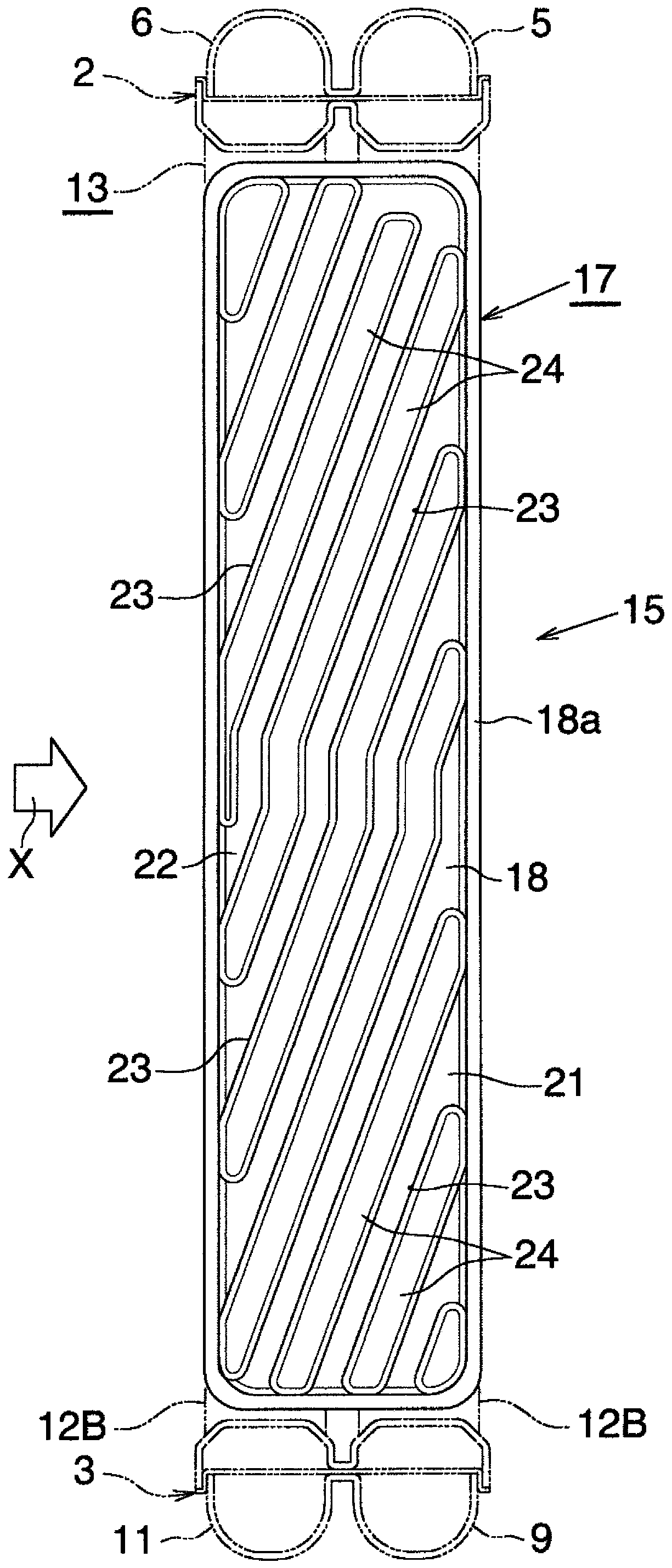 Evaporator with cooling function