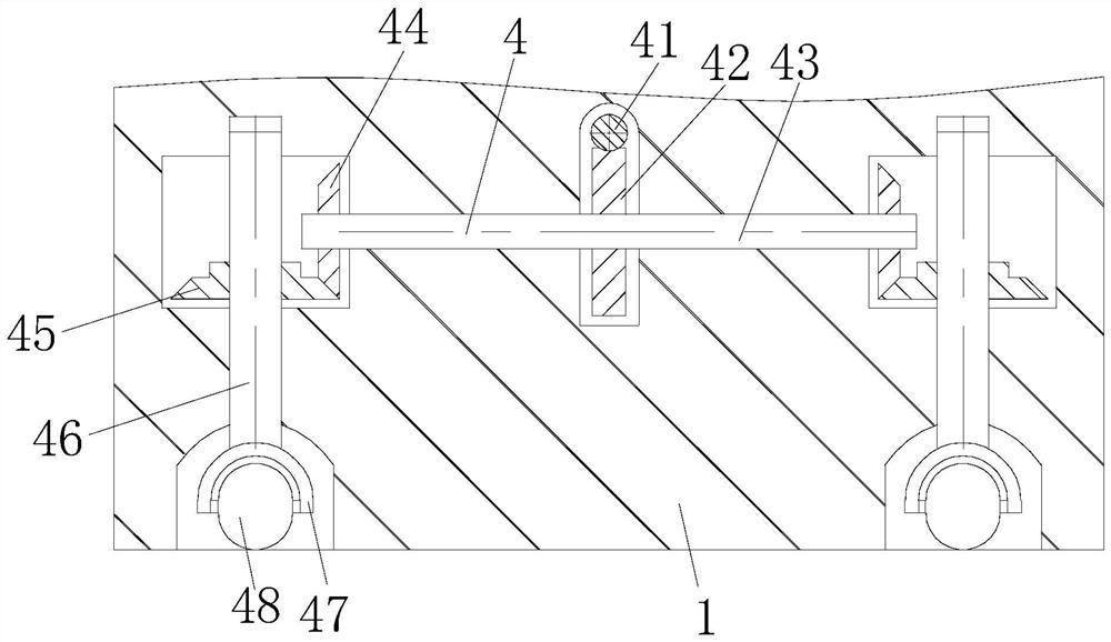 Built-in dustproof structure suitable for low-voltage switch cabinet