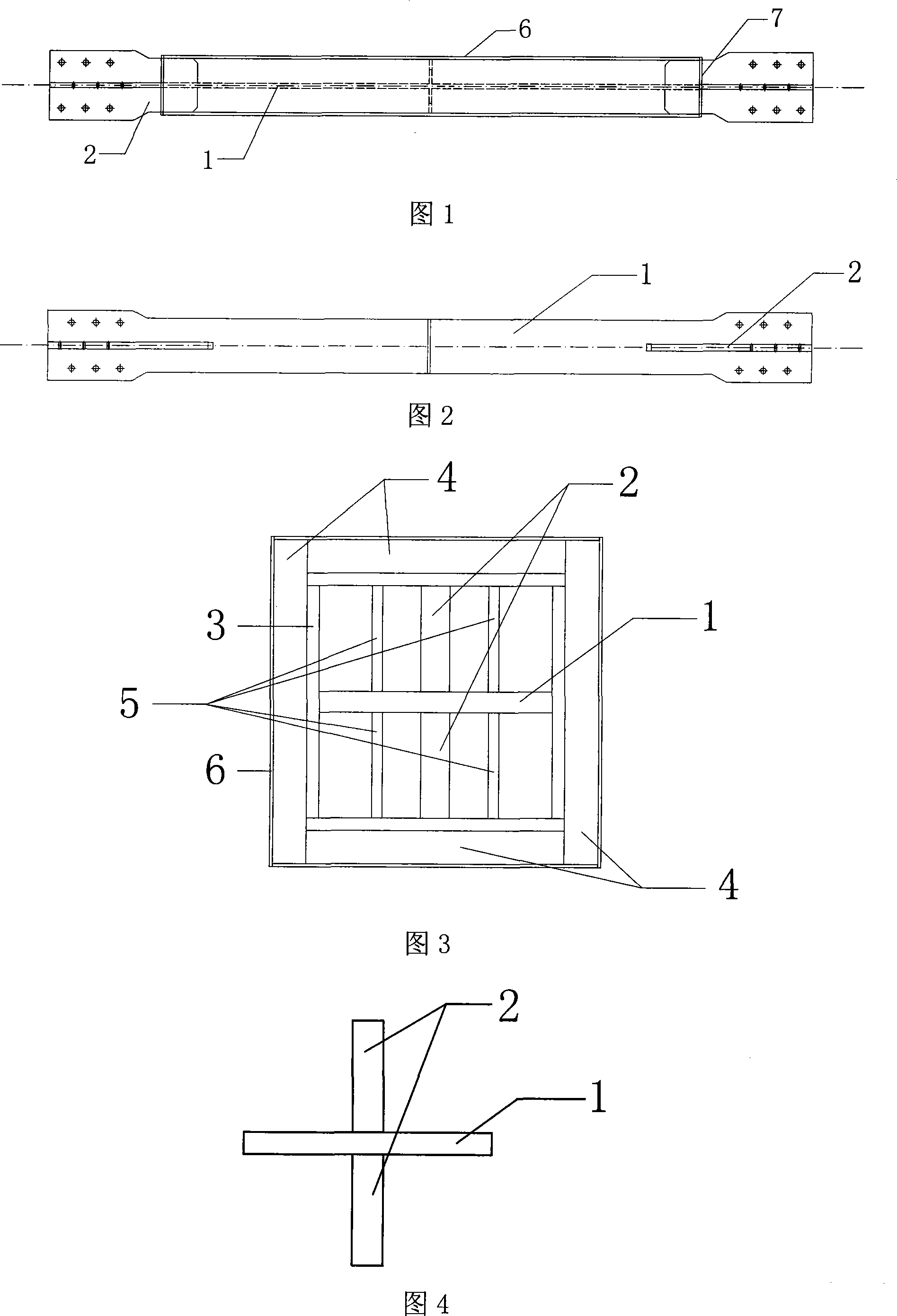 Bracing steel sleeve flection restriction support component