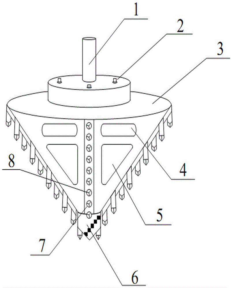 Excavation drill high in precision and efficiency