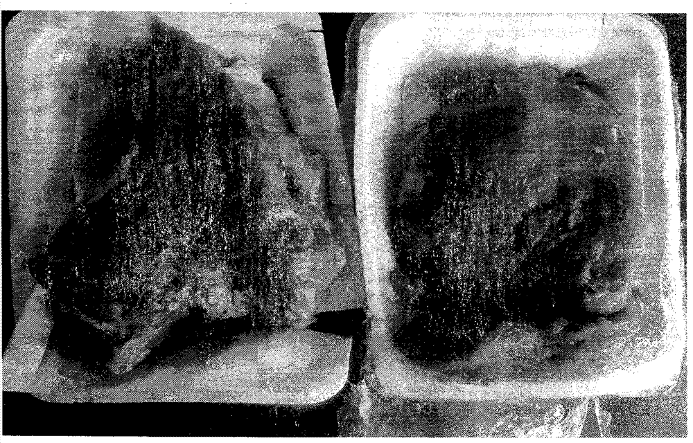 Air-regulating antistaling agent for packed sliced meat