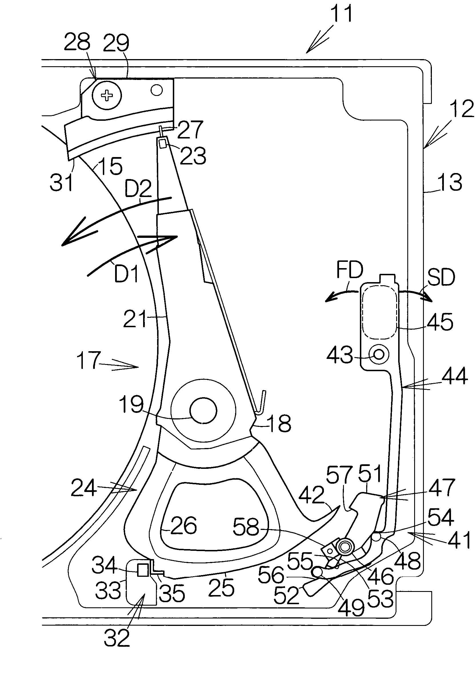 Recording disk drive