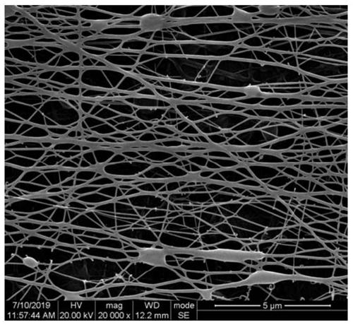 Water-soluble cross-linking agent, preparation method thereof and prepared electrospun collagen fibers