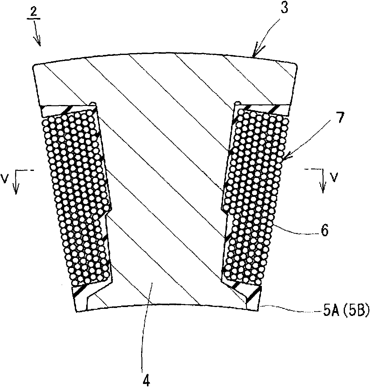 Split stator for electric motor and method for producing the same