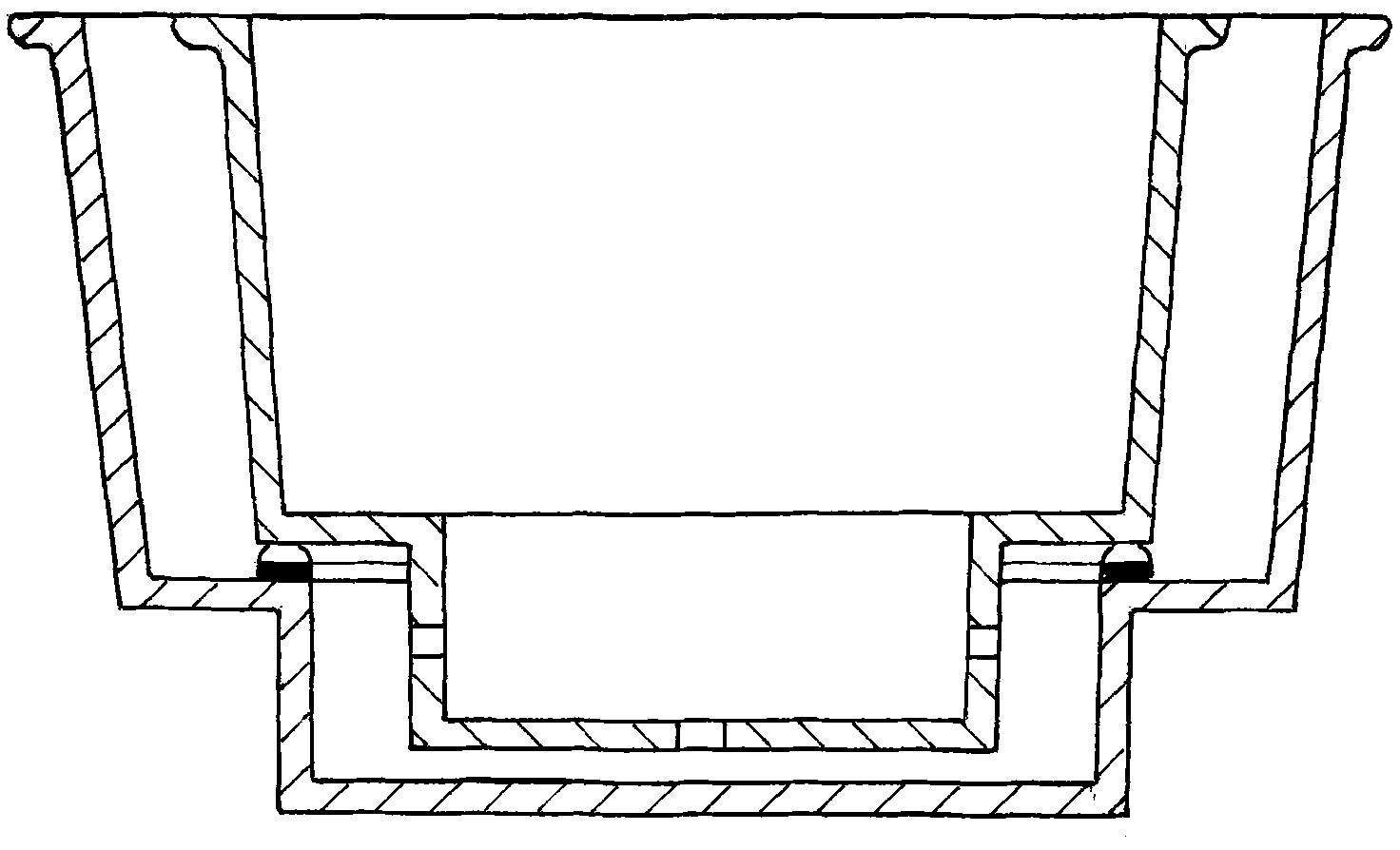 Automatic feedwater type flower bowl