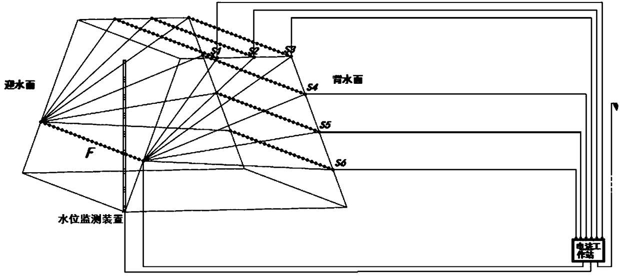 Time-shifting electric-mode detecting method for tracing expansive soil dam landslide permeation sliding process