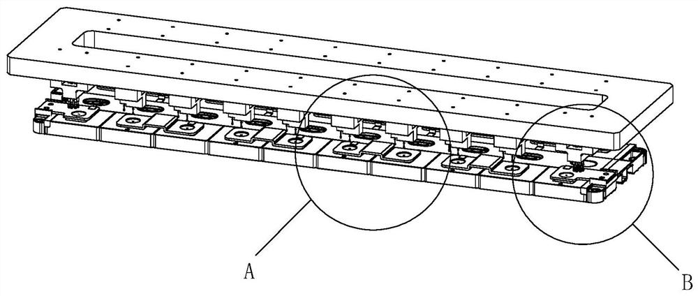 Device for detecting pseudo soldering of power battery module and detection method thereof