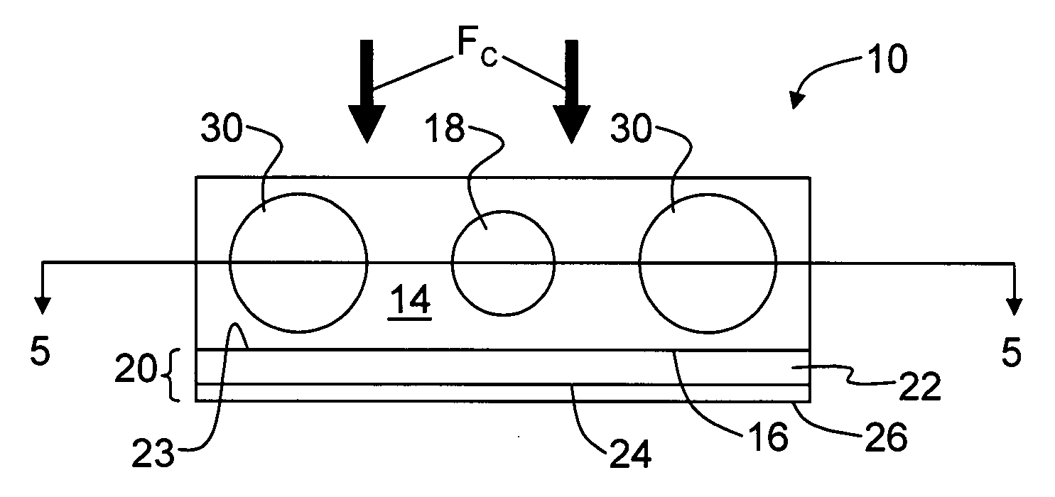 Flexible optical fiber tape and distribution cable assembly using same