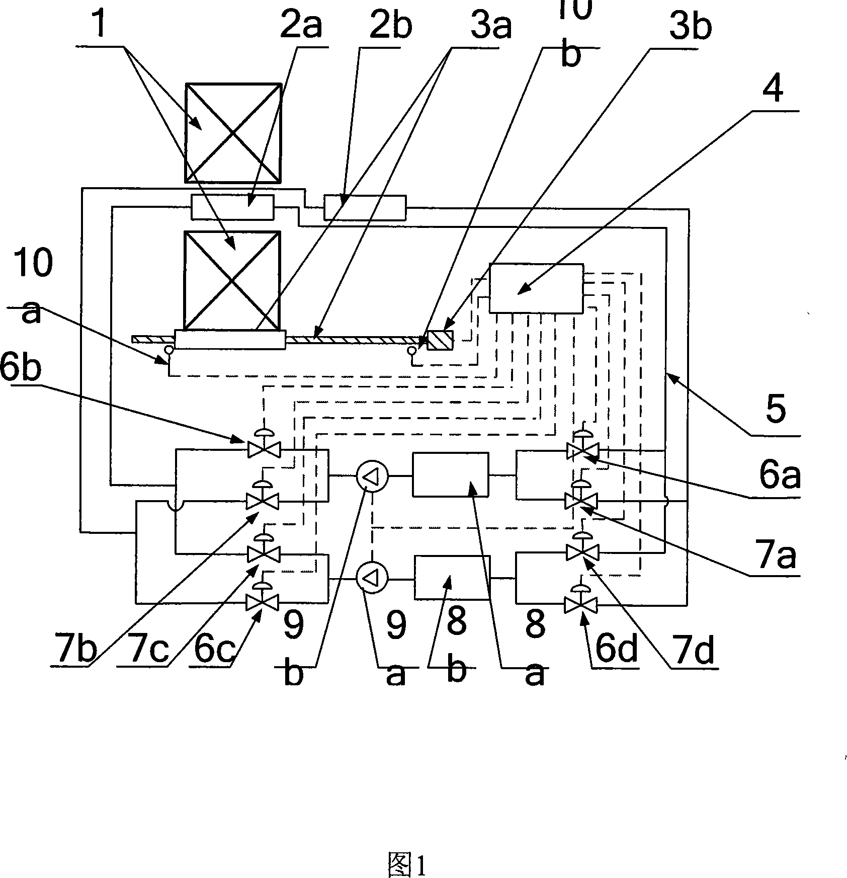 Reciprocating room temperature magnetic refrigerating machine and refrigerating method