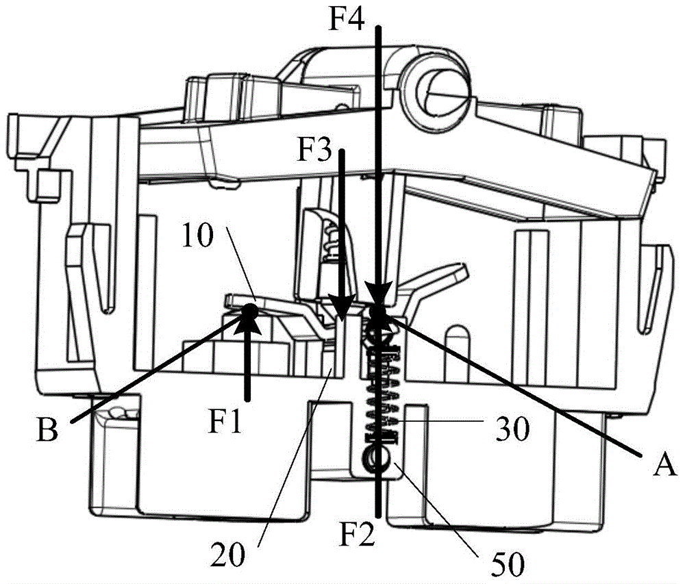 A rocker switch