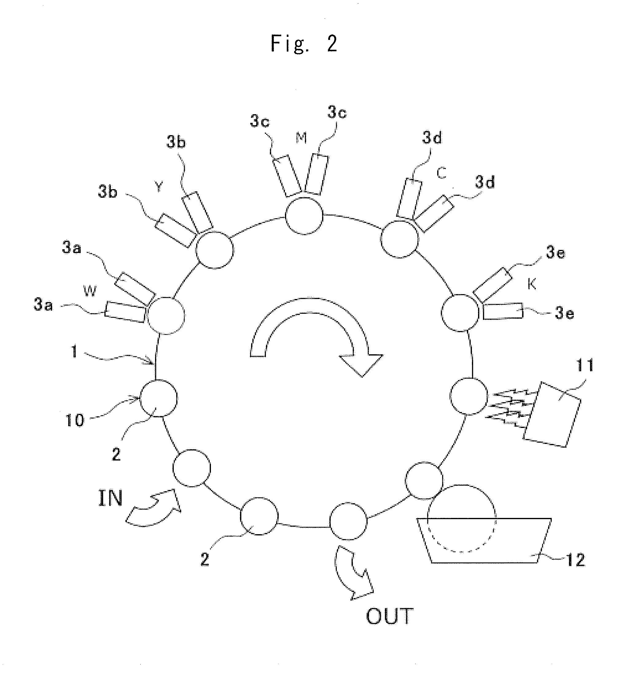 Ink-jet printing apparatus and method of printing seamless cans by using the same printing apparatus