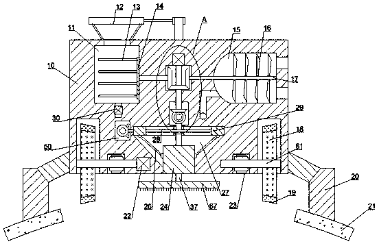 Automatic treatment equipment for outer surface of petroleum fuel storage tank