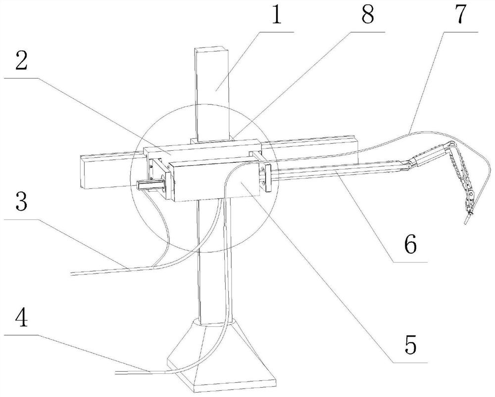 Tank body internal welding system