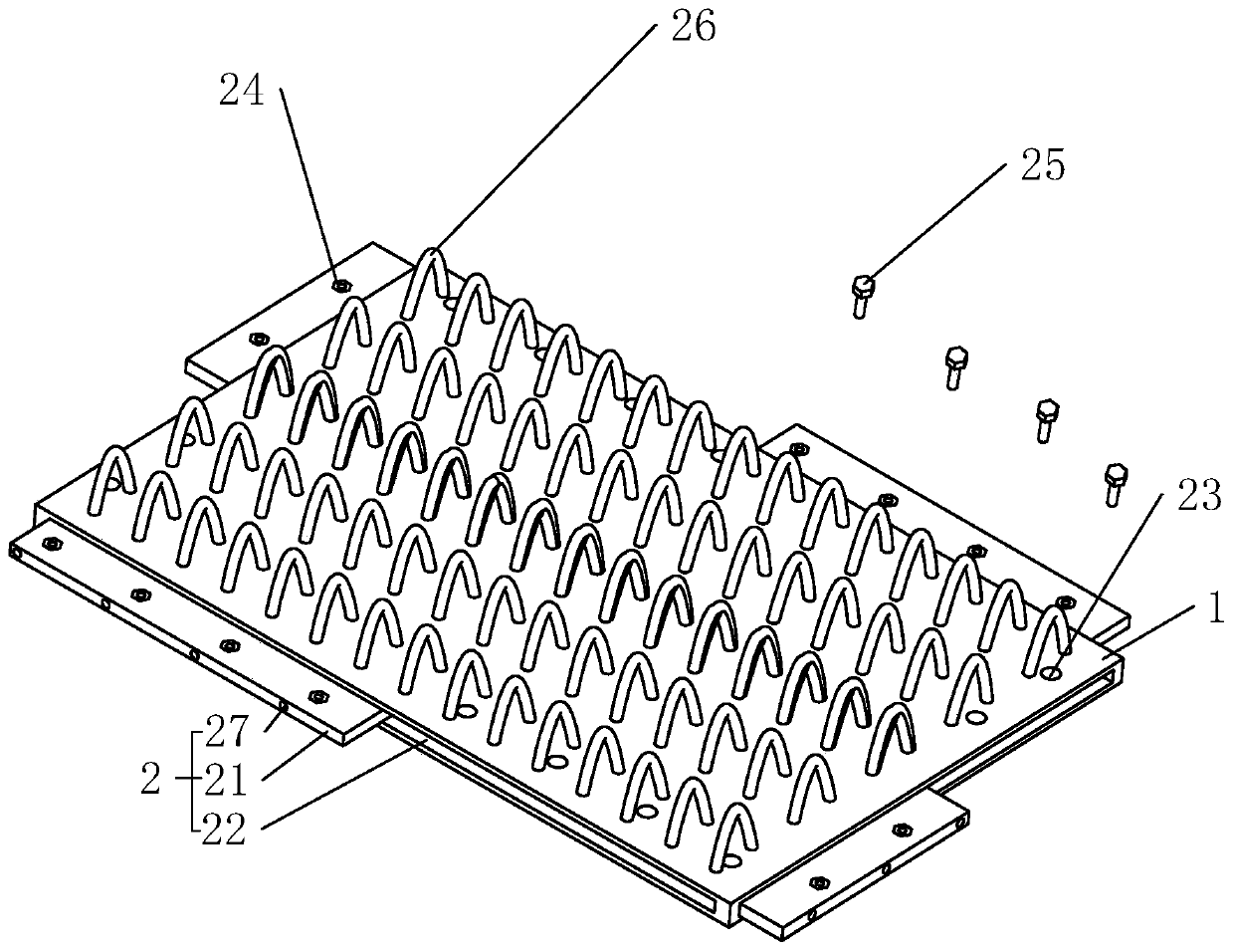 Prefabricated laminated slab and prefabrication process thereof