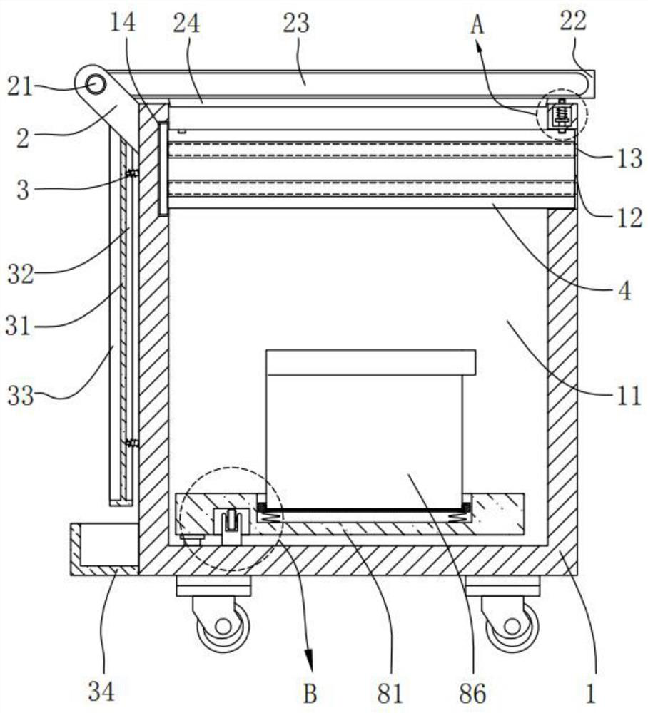 Convenient-to-use medical article moving device for medical care