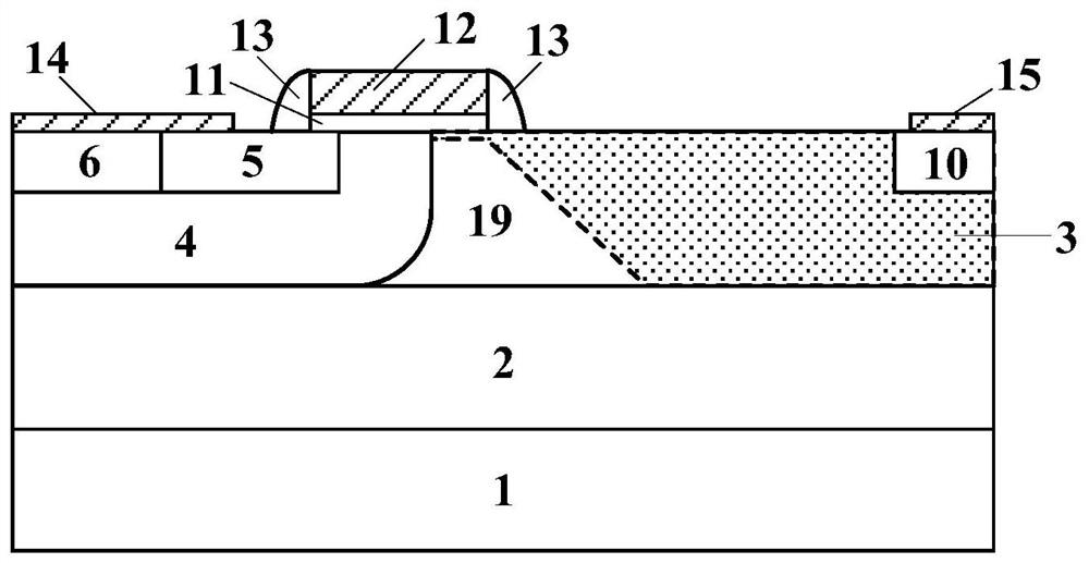 A lateral high voltage power semiconductor device