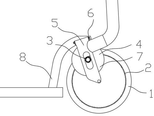 Energy storage flywheel balance driving type scooter