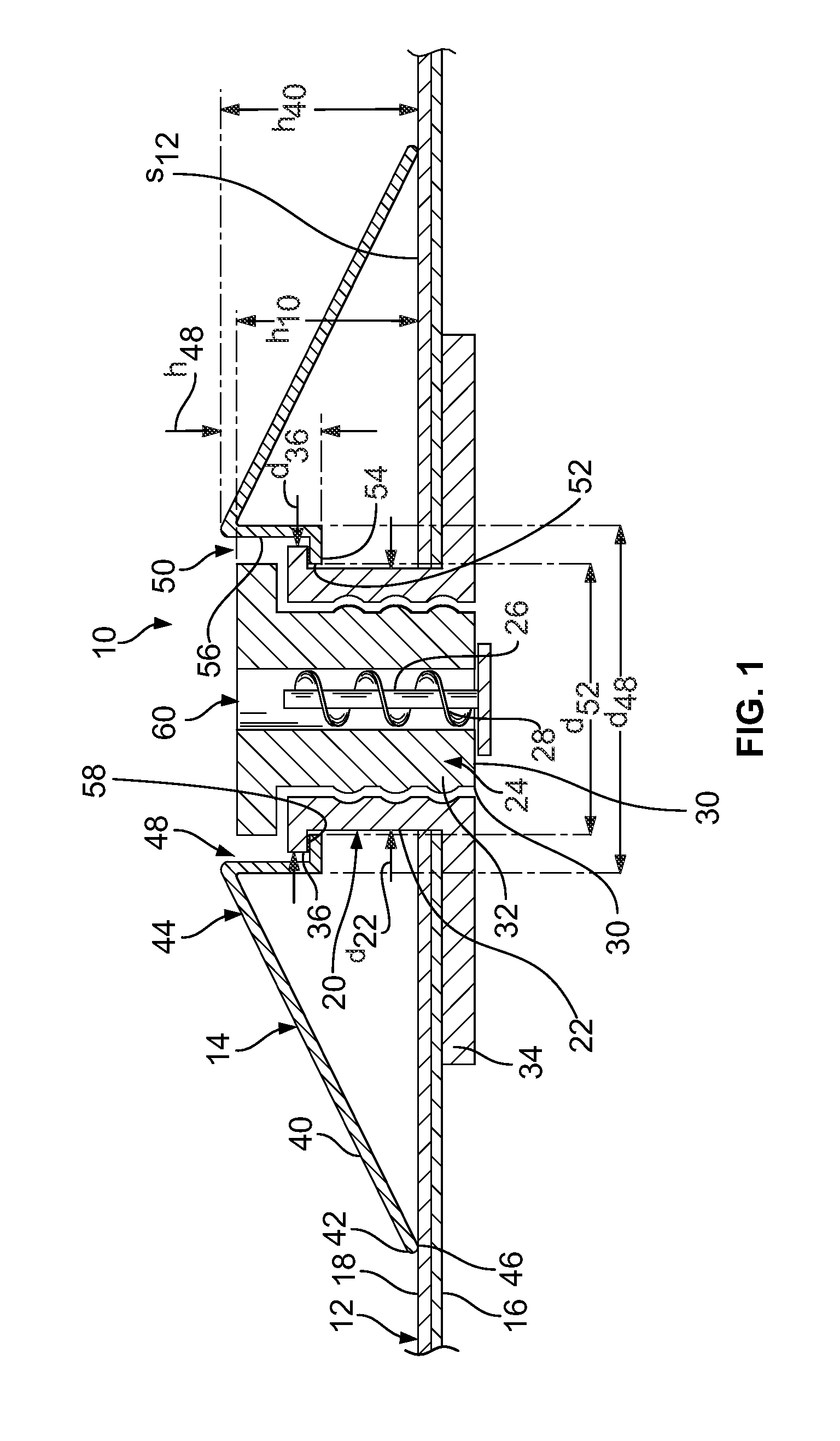 Cargo bag valve deflector