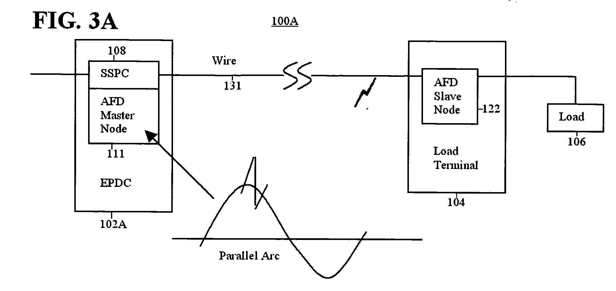 Differential arc fault detection