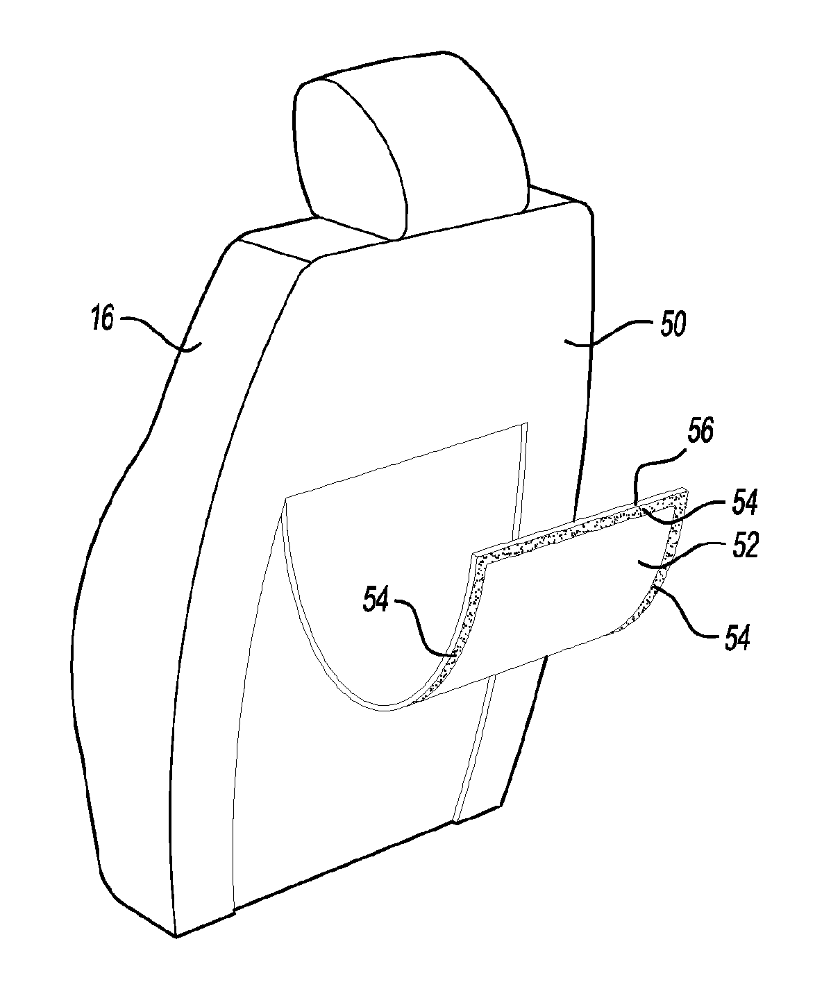 Vehicular Trim Applications Using Film Adhesive In Lieu Of Stitching