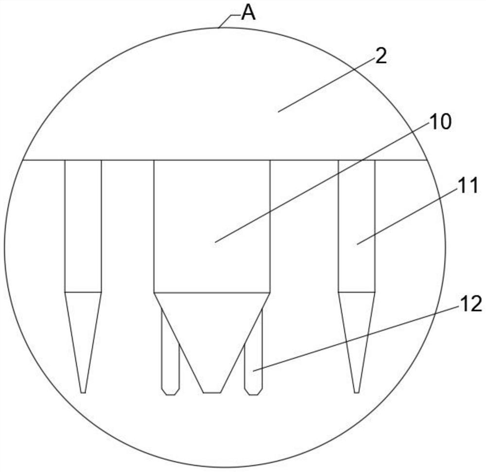 Oblique and straight combined type wave-resistant caisson structure