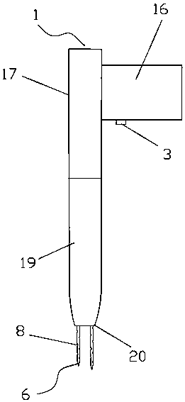 Dot-matrix handheld electric felting needle