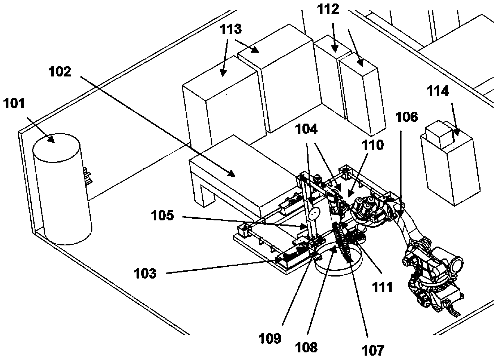 Laser shock peening method of blisk