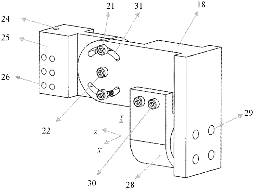 Relief angle adjustable device for automatic grinding of arc-edge diamond lathe tool