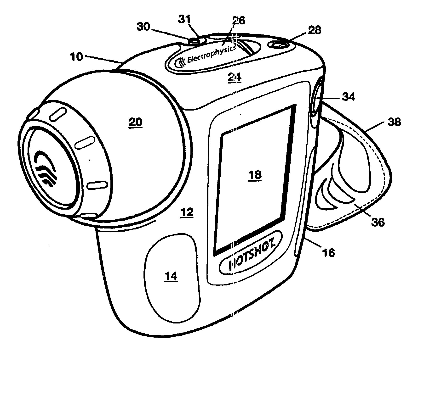 Portable infrared camera