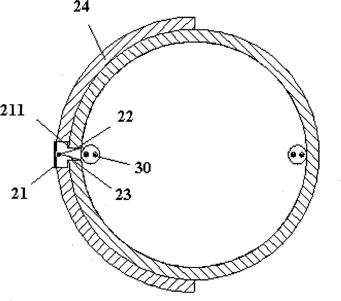 Multi-point temperature measurement method and temperature measurement equipment for down-hole formation