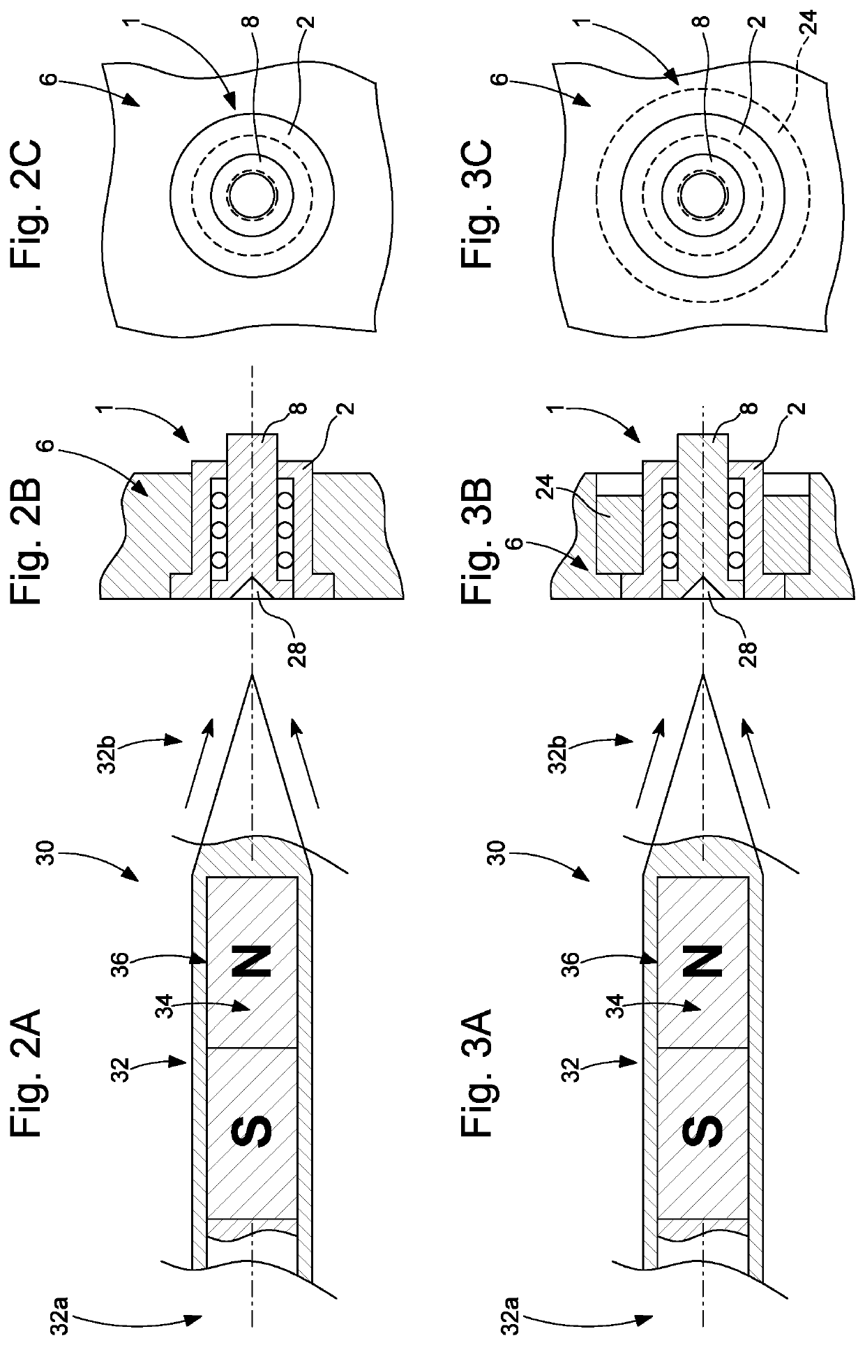 Tool for actuating a corrector fitted in a small portable object such as a timepiece