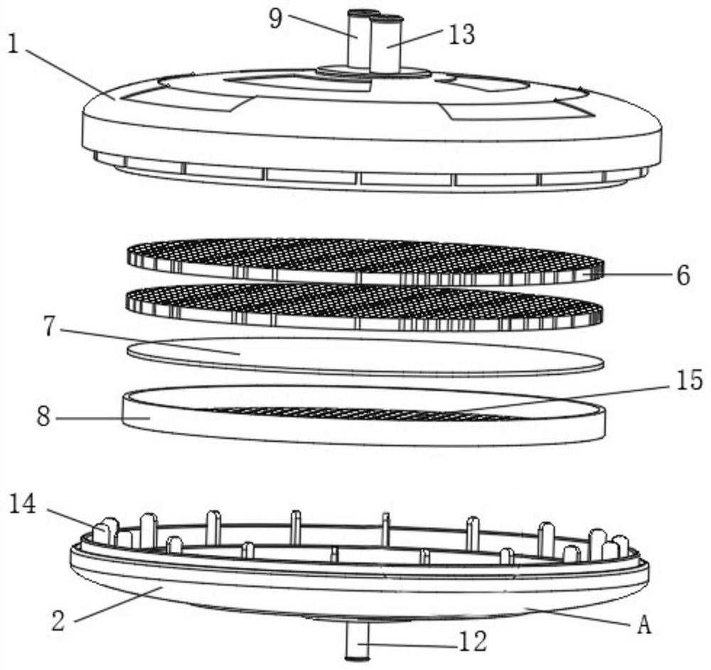 Plasma adsorption filtering device for kidney stone treatment and filtering method thereof